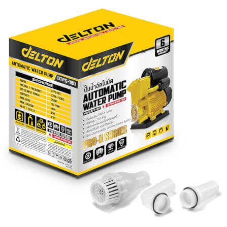 ปั๊มน้ำอัตโนมัติ DELTON รุ่น DTPS-180 PRO-X SERIES 750W_8